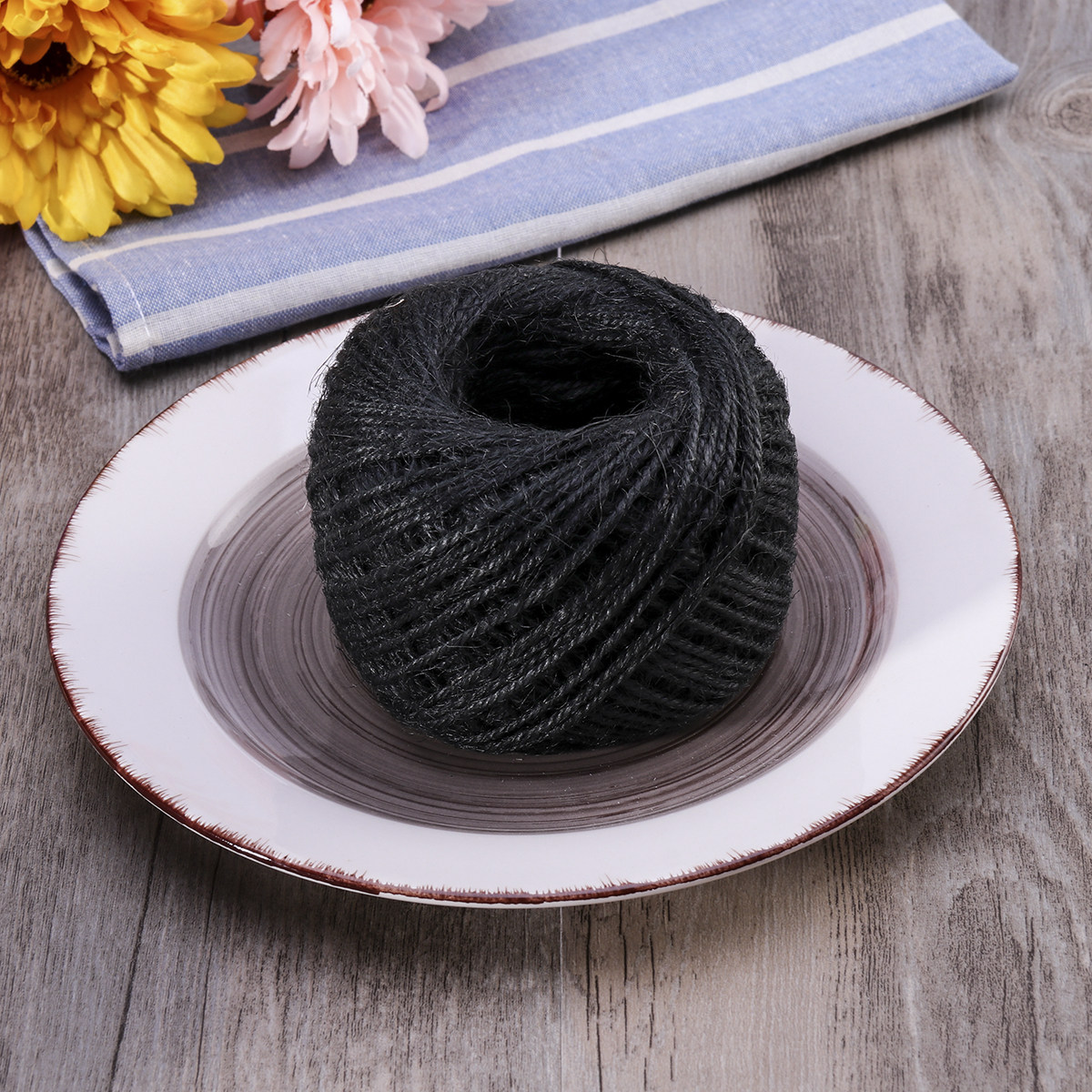 เชือกป่านธรรมชาติ สำหรับงานฝีม - Twine Jute Natural บทวิจารณ์และราคา
