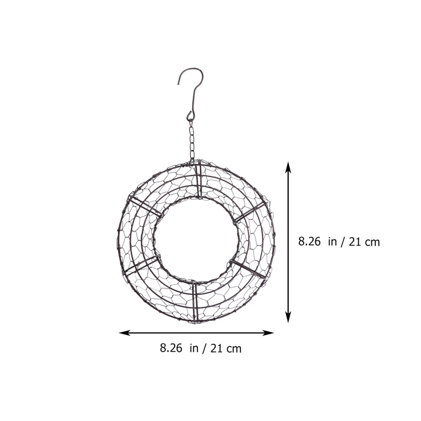 โครงแขวนพวงหรีดเหล็กกลมสำหรับต - Wreath Form Wire บทวิจารณ์และราคา
