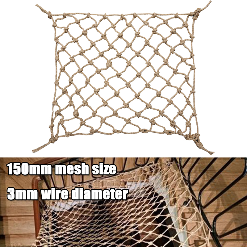 ตาข่ายป่านปีนป่าย 1 ชิ้น เชือก - Twine Jute Natural บทวิจารณ์และราคา