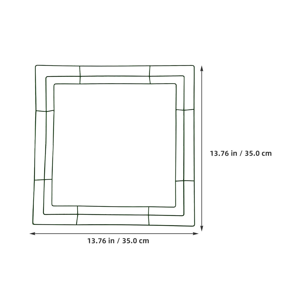 โครงพวงหรีดเหลี่ยม 35x35 ซม. โ - Wreath Form Wire บทวิจารณ์และราคา