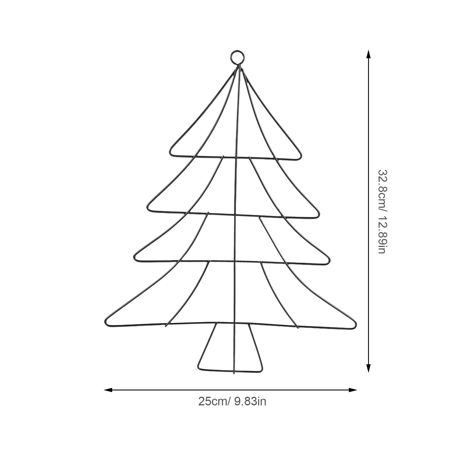 โครงโลหะรูปต้นคริสต์มาสสำหรับท - Wreath Form Wire บทวิจารณ์และราคา