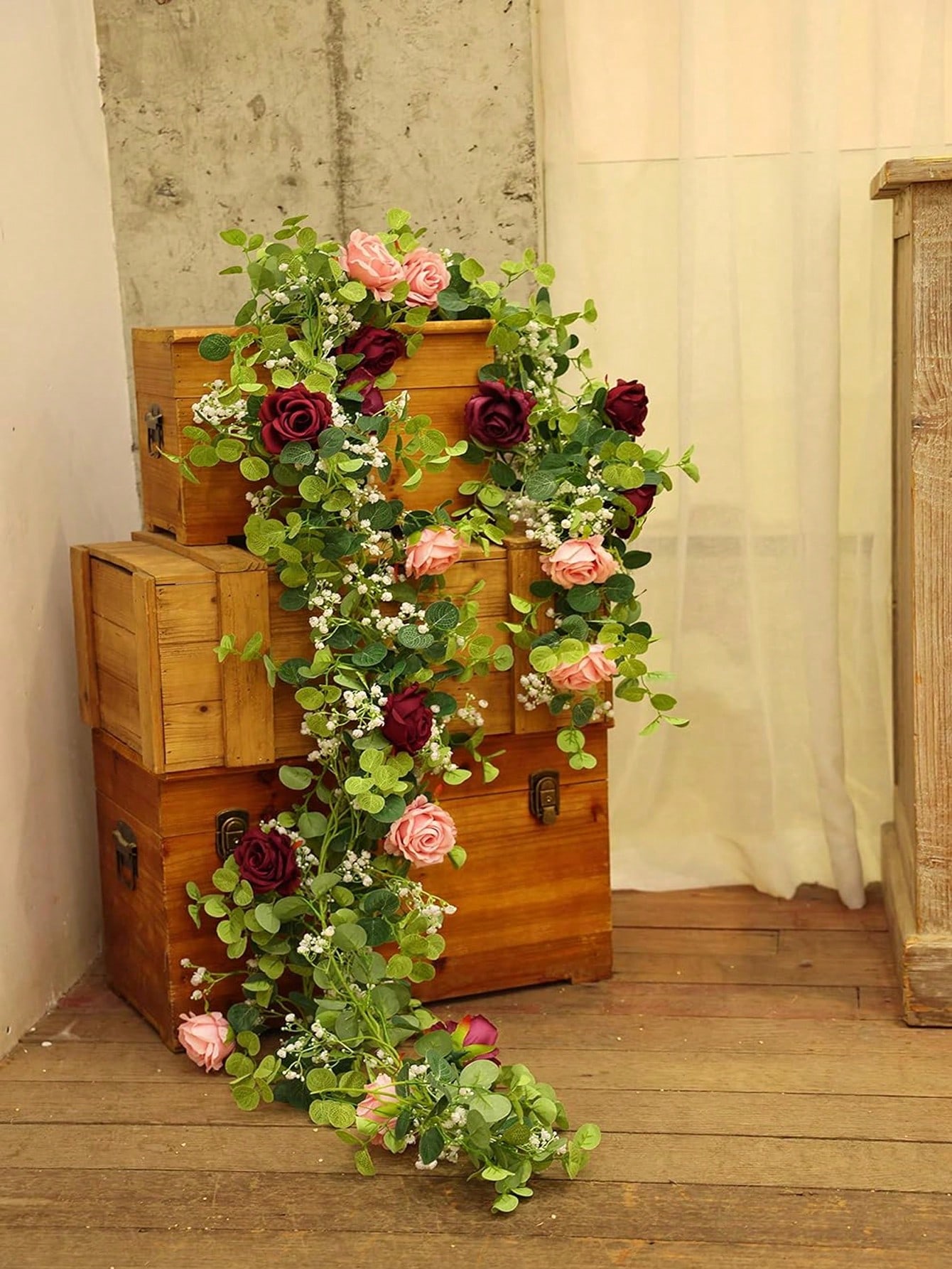 1 PC 5.9FT ประดิษฐ์ Eucalyptus - Eucalyptus Preserved บทวิจารณ์และราคา