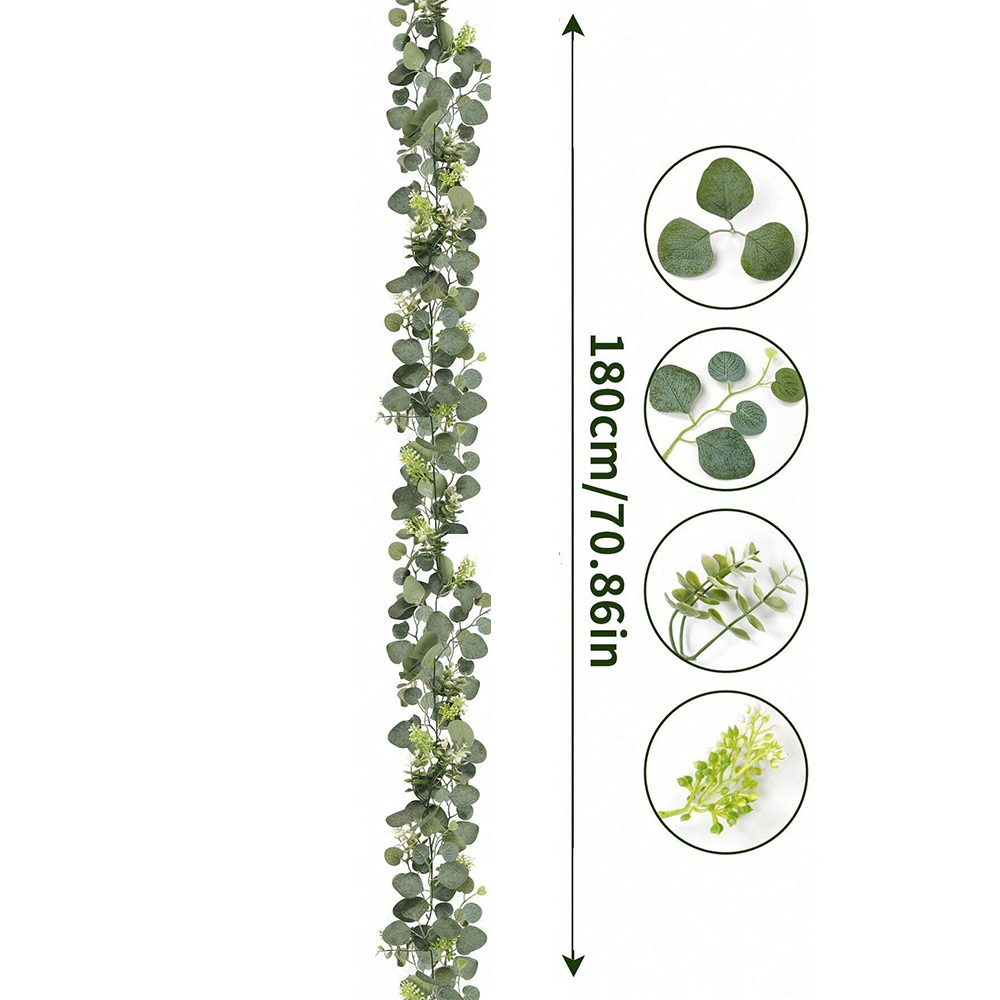 ยูคาลิปตัสประดิษฐ์ Garland Fak - Eucalyptus Preserved บทวิจารณ์และราคา