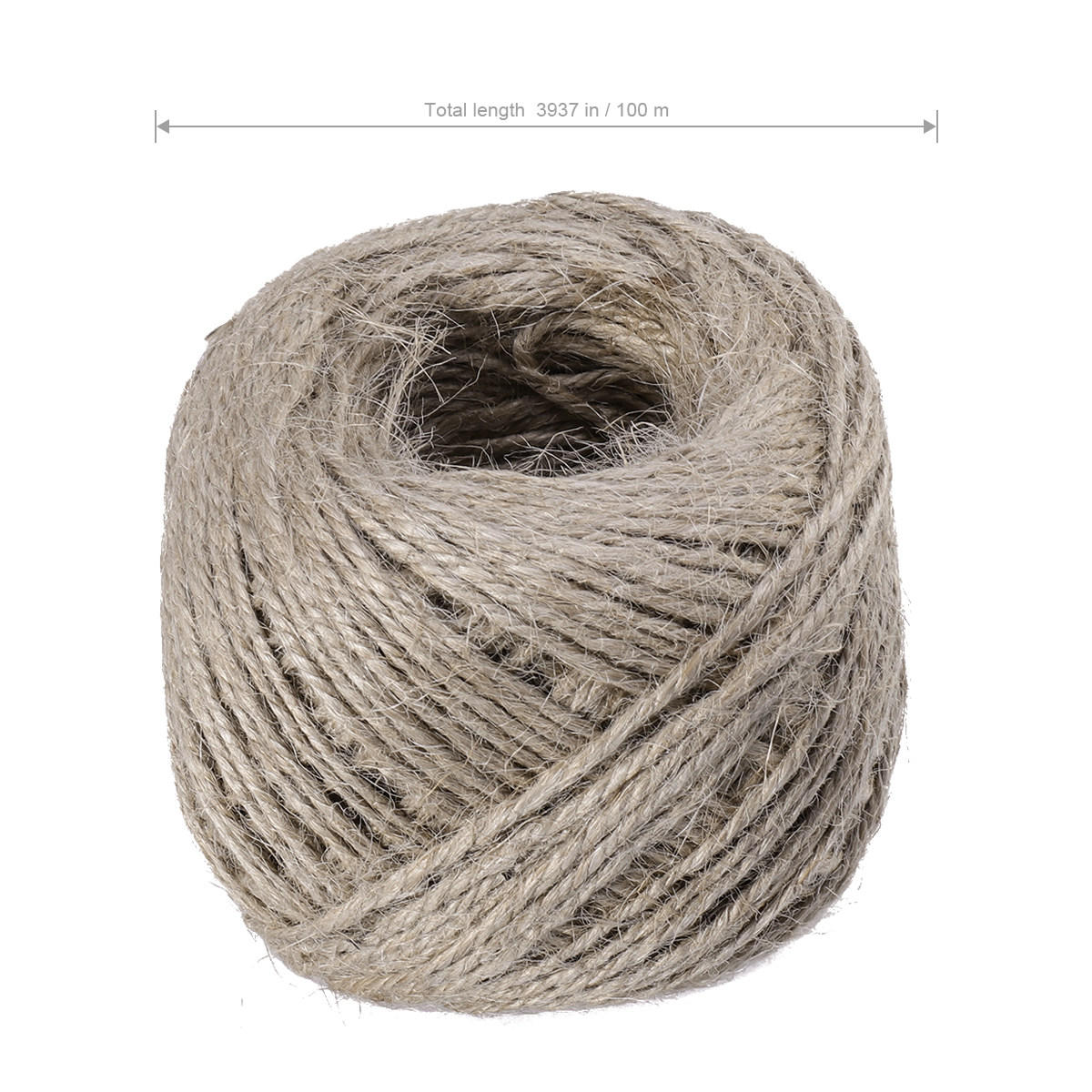 เชือกป่านธรรมชาติ เชือกปอสีดำ  - Twine Jute Natural บทวิจารณ์และราคา